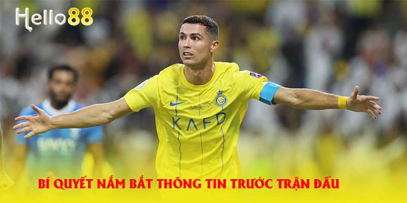 Nắm bắt thông tin trước trận đấu trước khi cá cược thể thao